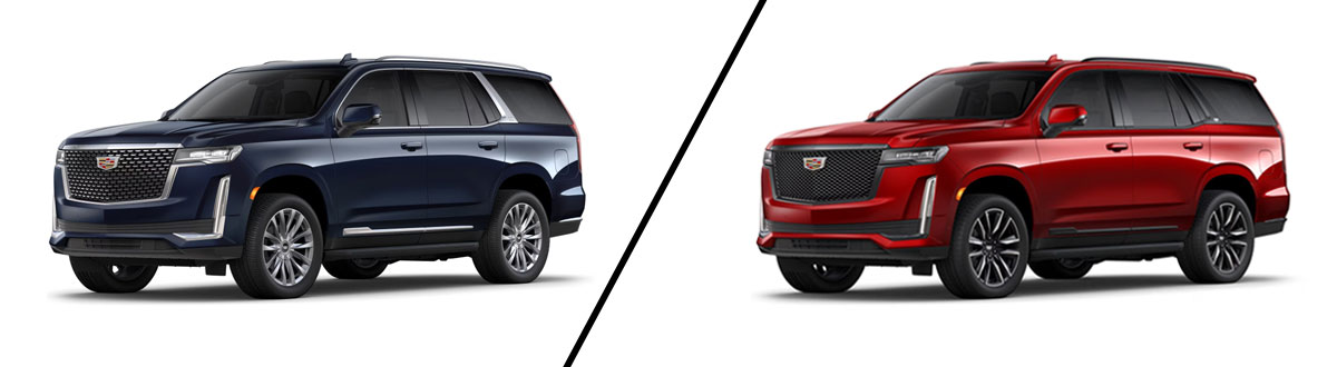 2024 Cadillac Escalade Luxury vs 2024 Cadillac Escalade Sport Platinum