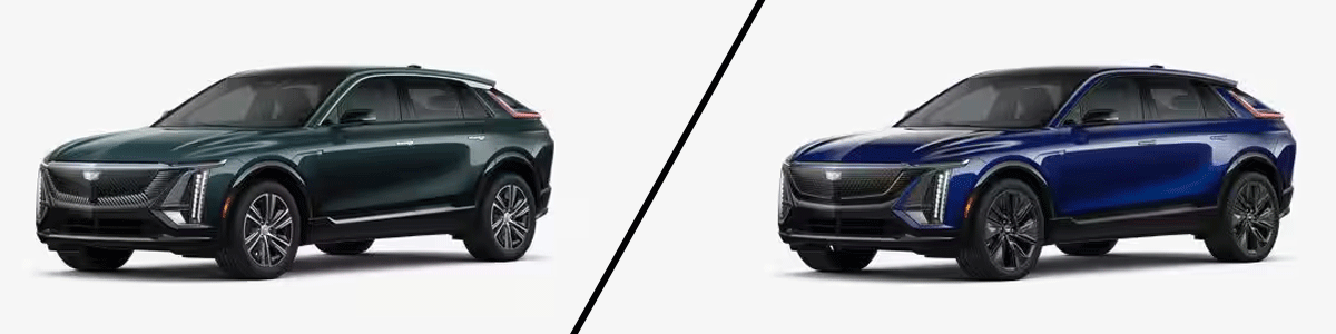 2025 Cadillac LYRIQ Luxury 1 vs 2025 Cadillac LYRIQ Sport 3